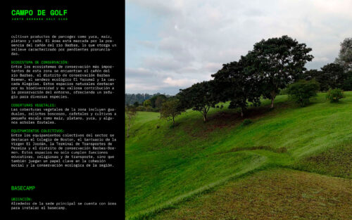 Campo de golf-eje cafetero-destino filmico