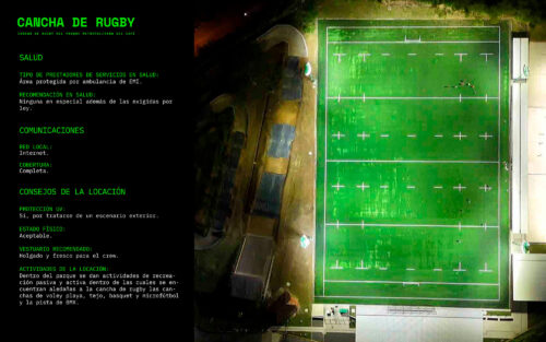 Cancha de Rugby para Rodajes y Producción Audiovisual