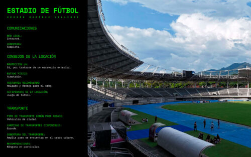 Estadio Hernán Ramírez Villegas para Rodajes y Producción Audiovisual en Pereira