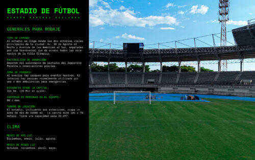 Estadio Hernán Ramírez Villegas para Rodajes y Producción Audiovisual en Pereira