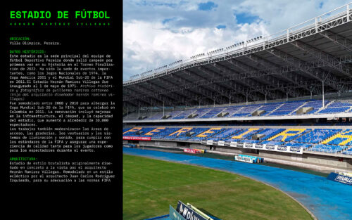 Estadio Hernán Ramírez Villegas para Rodajes y Producción Audiovisual en Pereira