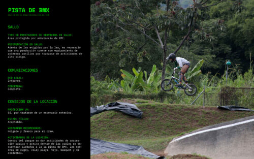 Pista de BMX - Pereira - locacion para rodaje - La Falla